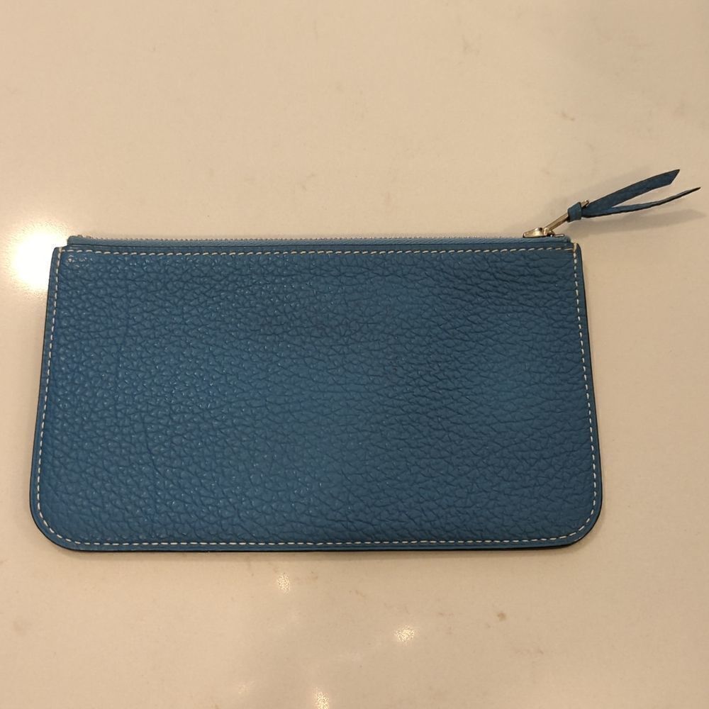 Hermès Dogon Duo Wallet Blue Jean Togo - Picture 9 of 14